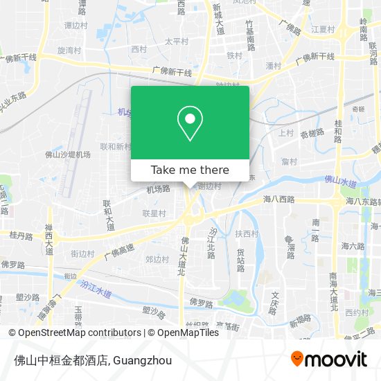 佛山中桓金都酒店 map