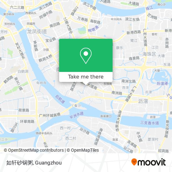 如轩砂锅粥 map