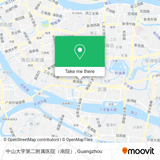 中山大学第二附属医院（南院） map