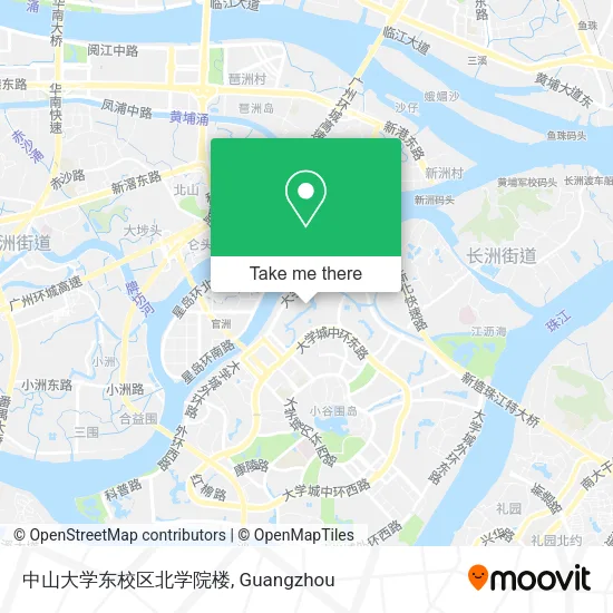 中山大学东校区北学院楼 map