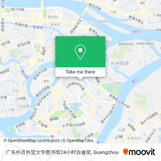 广东外语外贸大学图书馆24小时自修室 map