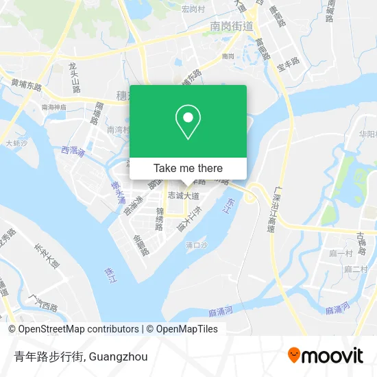 青年路步行街 map