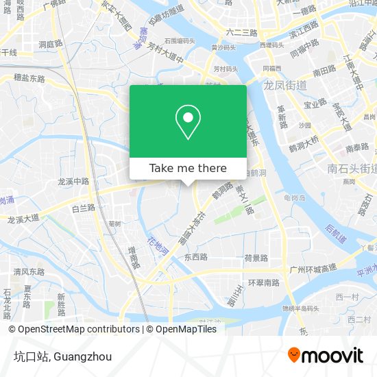 坑口站 map