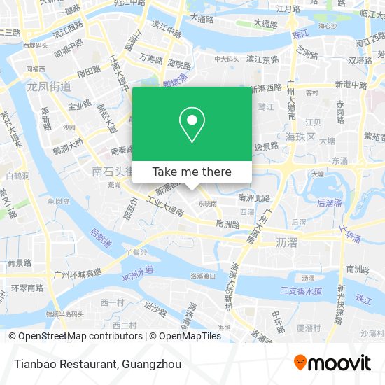 Tianbao Restaurant map