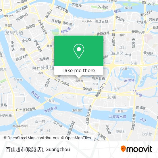 百佳超市(晓港店) map