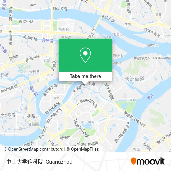 中山大学信科院 map