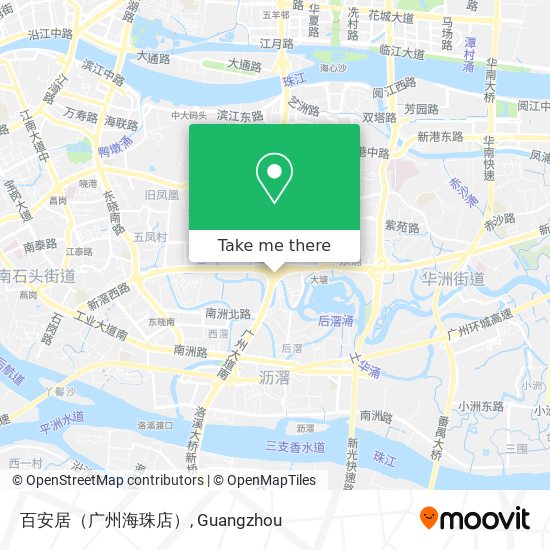 百安居（广州海珠店） map