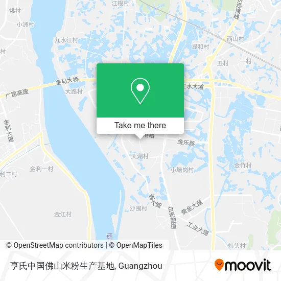 亨氏中国佛山米粉生产基地 map