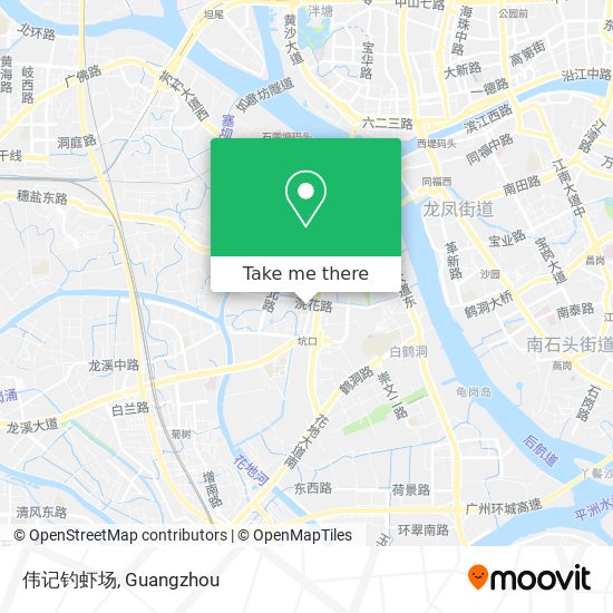 伟记钓虾场 map