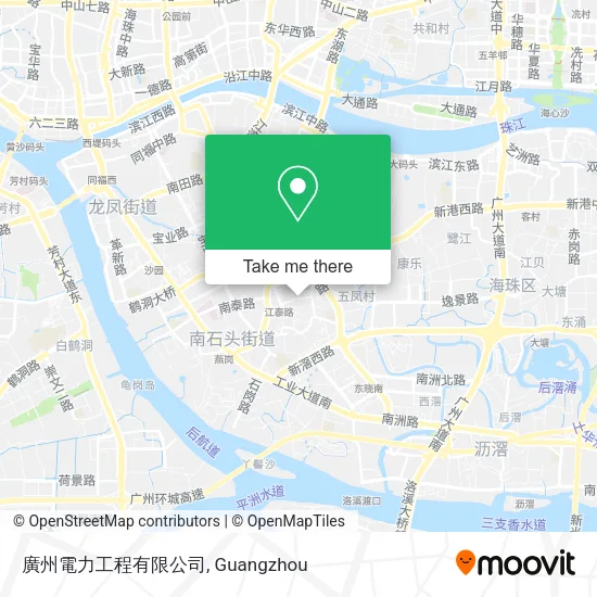 廣州電力工程有限公司 map