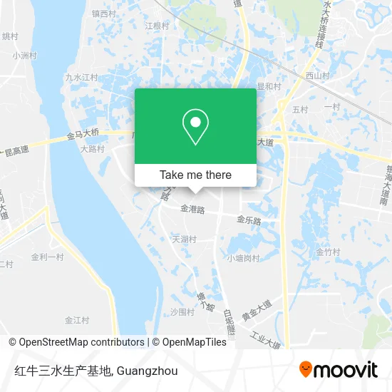 红牛三水生产基地 map