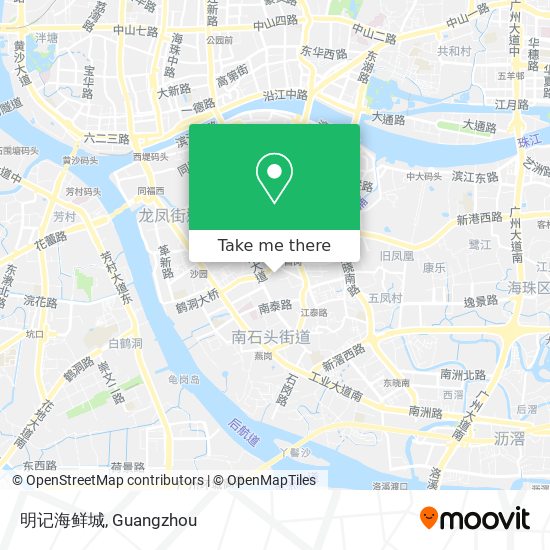 明记海鲜城 map
