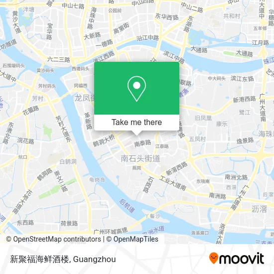 新聚福海鲜酒楼 map