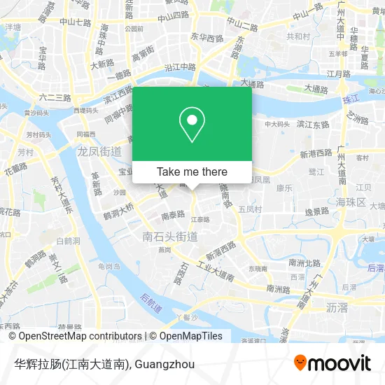 华辉拉肠(江南大道南) map