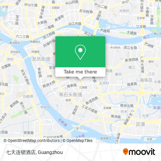 七天连锁酒店 map
