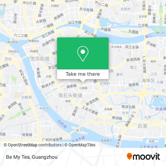 Be My Tea map