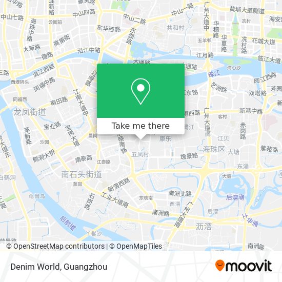 Denim World map