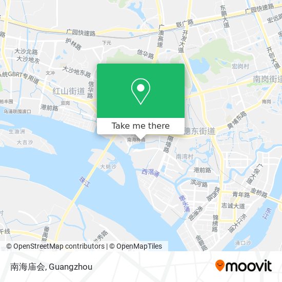 南海庙会 map