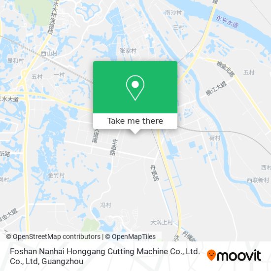 Foshan Nanhai Honggang Cutting Machine Co., Ltd.   Co., Ltd map