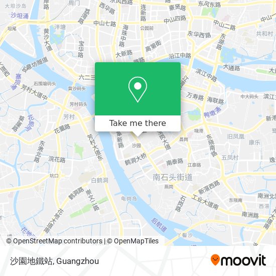 沙園地鐵站 map