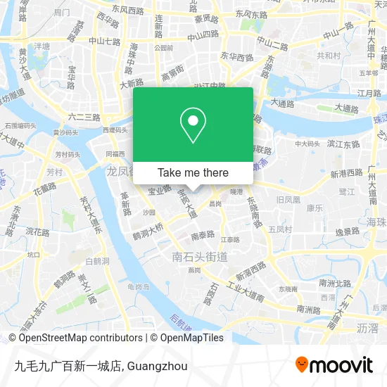 九毛九广百新一城店 map