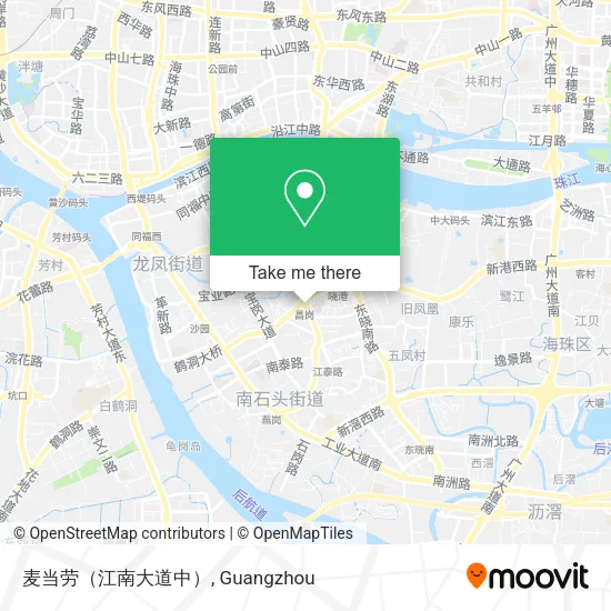 麦当劳（江南大道中） map