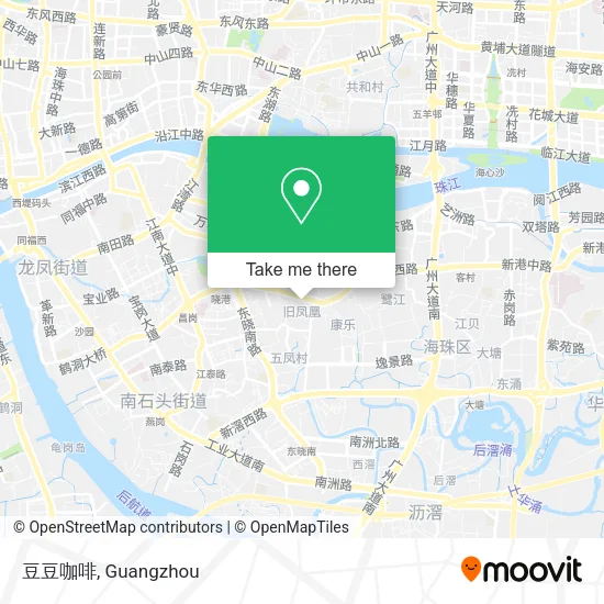 豆豆咖啡 map
