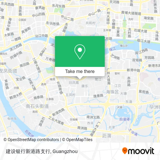 建设银行新港路支行 map