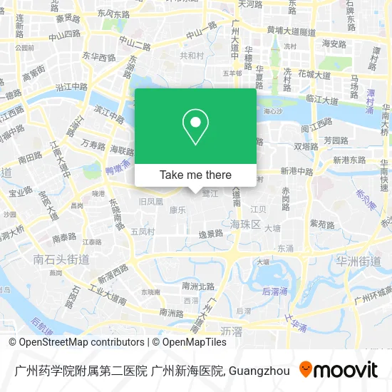 广州药学院附属第二医院 广州新海医院 map