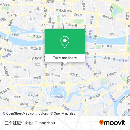 三个辣椒牛肉粉 map