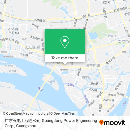 广东火电工程总公司 Guangdong Power Engineering Corp. map