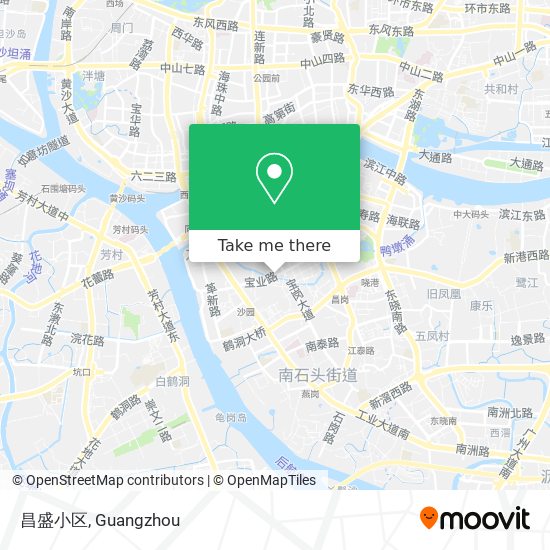 昌盛小区 map