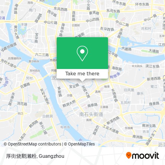 厚街烧鹅濑粉 map