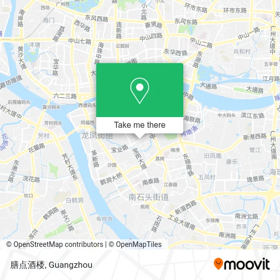膳点酒楼 map