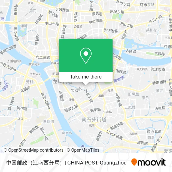 中国邮政（江南西分局）| CHINA POST map