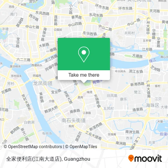 全家便利店(江南大道店) map