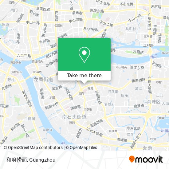 和府捞面 map