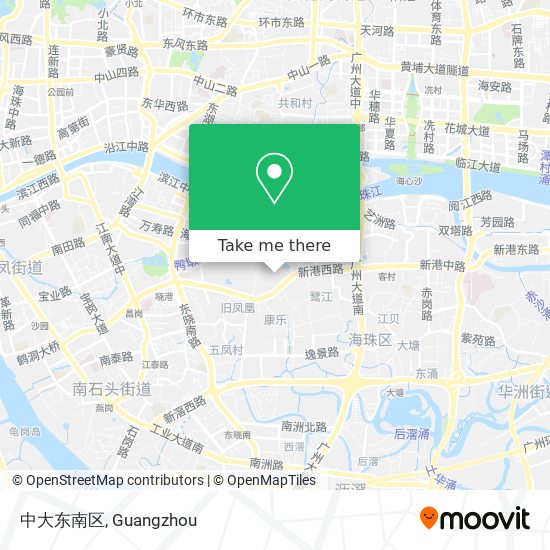 中大东南区 map