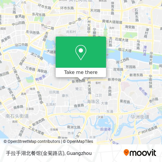 手拉手湖北餐馆(金菊路店) map