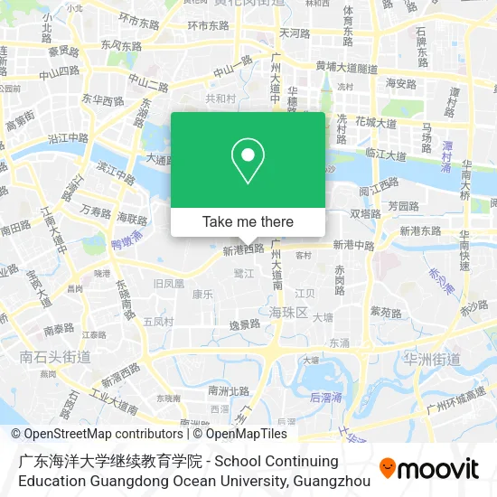 广东海洋大学继续教育学院 - School Continuing Education Guangdong Ocean University map
