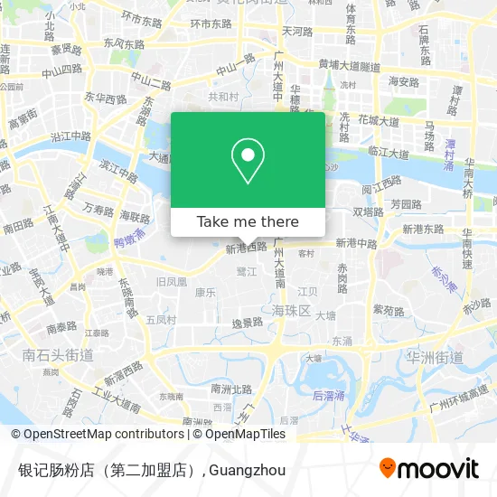 银记肠粉店（第二加盟店） map