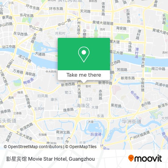 影星宾馆 Movie Star Hotel map
