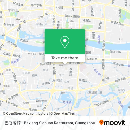 巴香餐馆 - Baxiang Sichuan Restaurant map