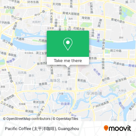Pacific Coffee (太平洋咖啡) map
