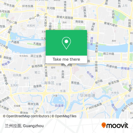 兰州拉面 map