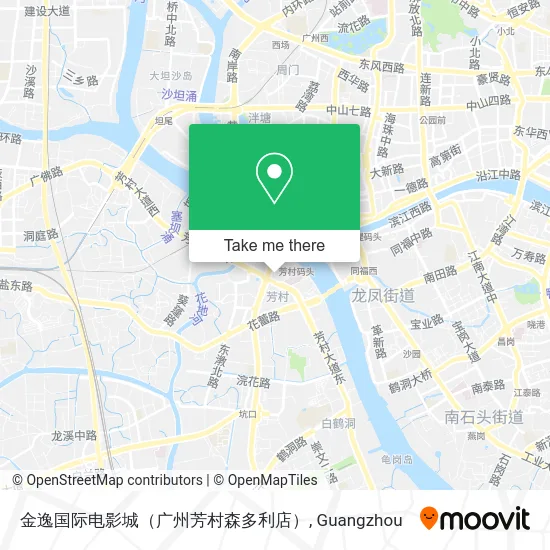 金逸国际电影城（广州芳村森多利店） map