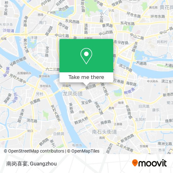 南岗喜宴 map