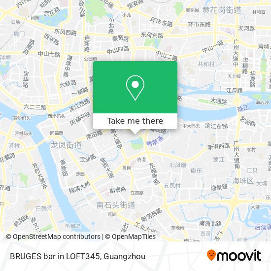 BRUGES bar in LOFT345 map