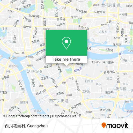 西贝筱面村 map