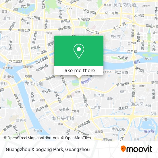Guangzhou Xiaogang Park map